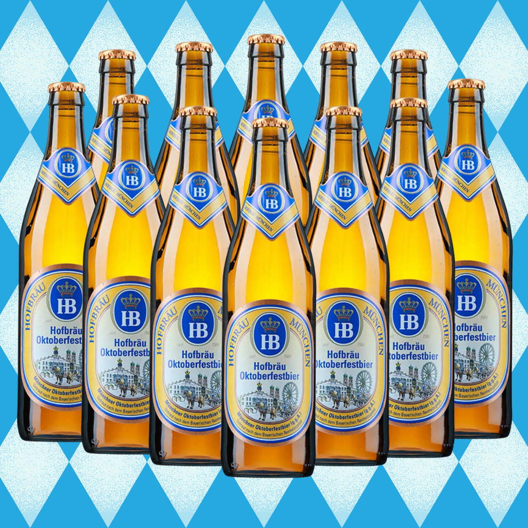 Hofbräu Oktoberfest Beer 500ml Bottles - 6.3% ABV (12 Pack) - BEERHUNTER