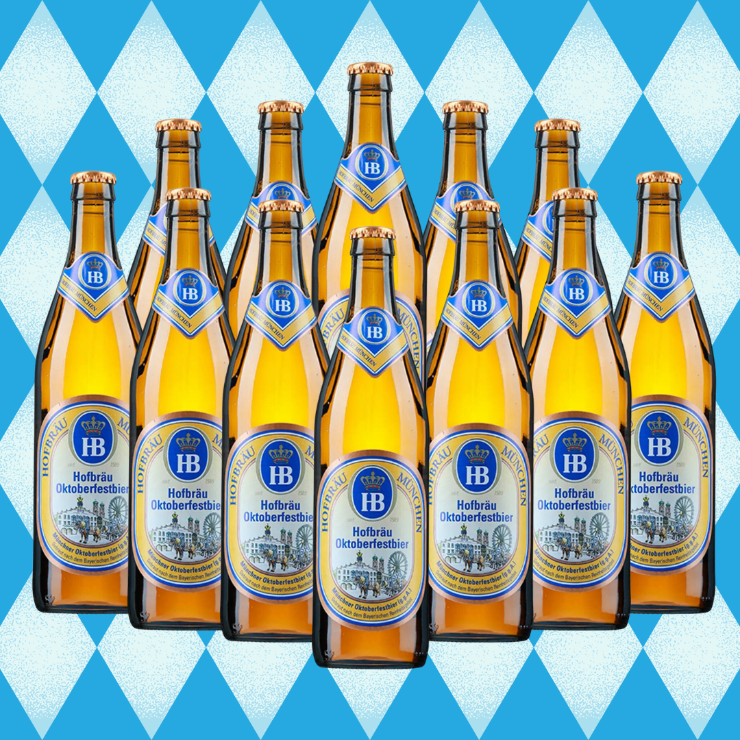 Hofbräu Oktoberfest Beer 500ml Bottles - 6.3% ABV (Multipack)