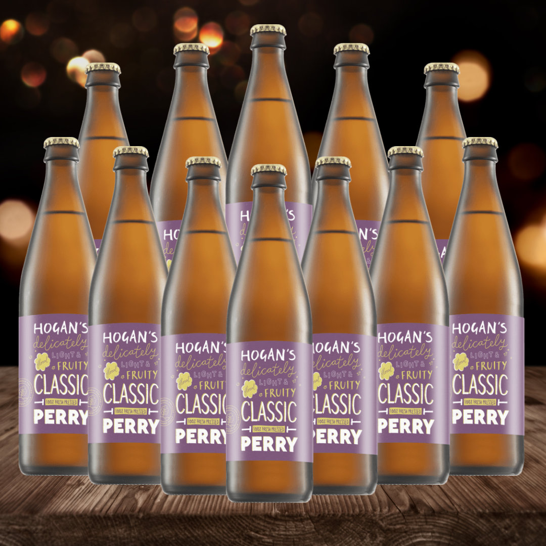 Hogan's British Classic Perry Cider 500ml Bottles - 5.4% ABV - BEERHUNTER