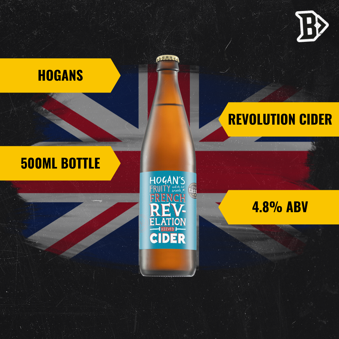 Hogan's French Revolution Keeved Cider 500ml Bottles - 4.8% ABV - BEERHUNTER