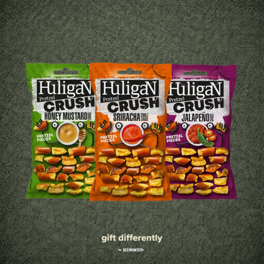 Hulligans Pretzel Pieces Bundle – 3 Flavours | Honey Mustard, Jalapeño &amp; Sriracha