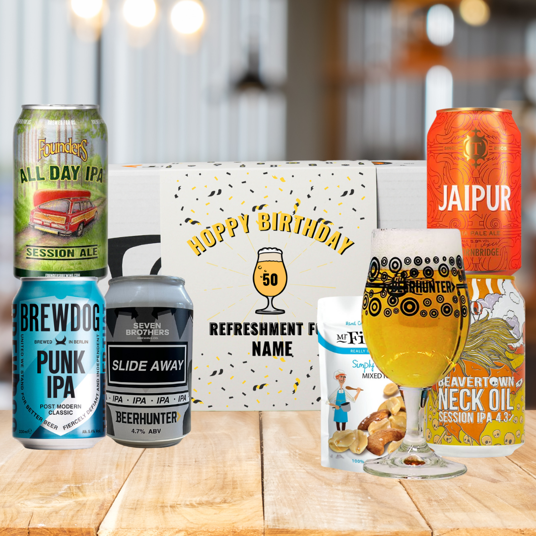 Personalised IPA Birthday Craft Beer Gift Set - (5 x 330ml)