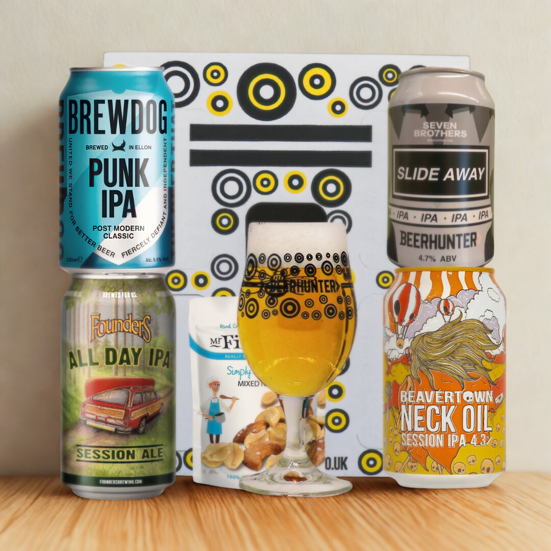 IPA Craft Beer Gift Set (4 x 330ml Cans) - BEERHUNTER