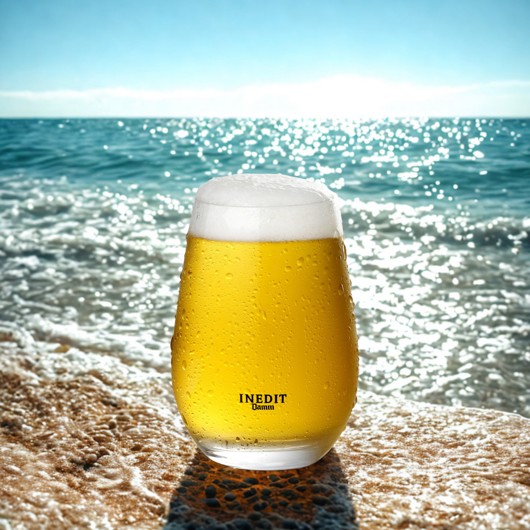 Inedit Damm Official Tumbler Glass (33cl)