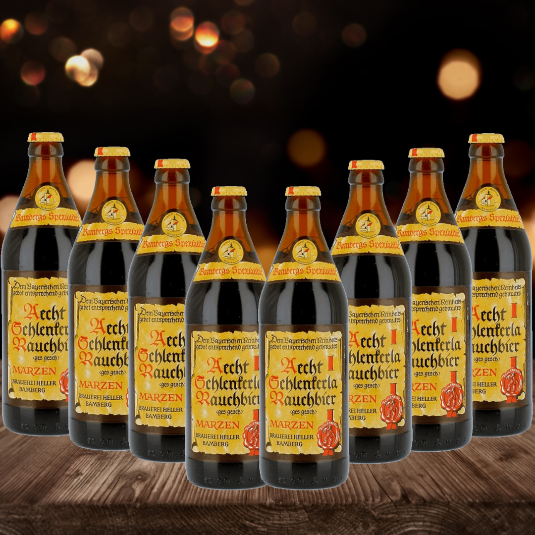 Schlenkerla Rauchbier Marzen Bamberg Beer 500ml Bottles - 5.1% ABV (multipack)