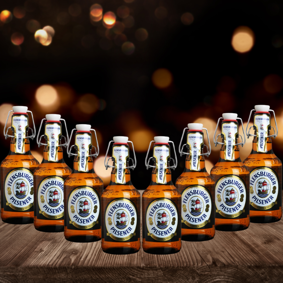 Flensburger Pilsener German Pils 330ml Bottles - 4.8% ABV (Multipack)