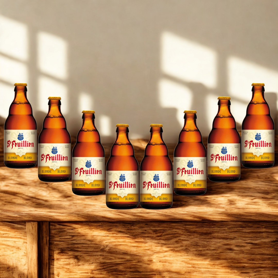 St Feuillien Belgian Blonde Beer 330ml Bottles - 7.5% ABV (Multipack)