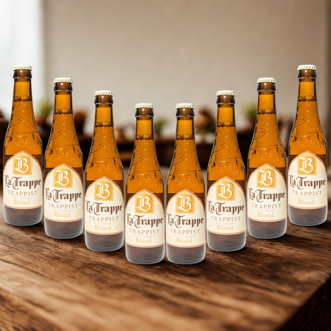 La Trappe Blonde Trappist Beer 6.5% ABV 330ml Bottles (Multipack)