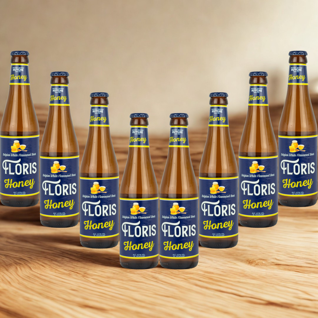 Floris Honey Belgian Fruit Beer 330ml Bottles - 4.5% ABV (Multipack)