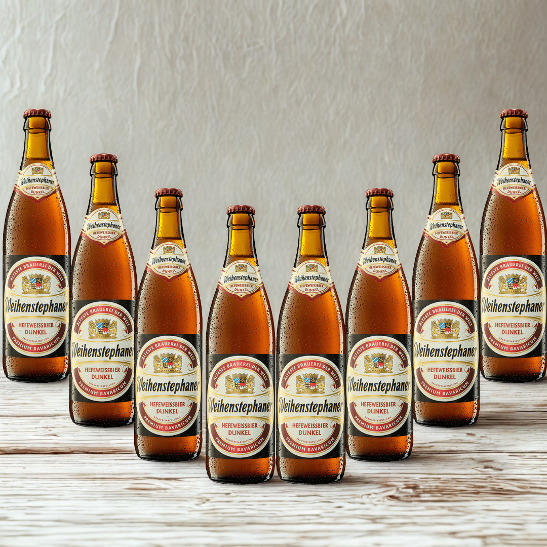 Weihenstephaner Hefeweissbier Dunkel 500ml Bottles - 5.3% ABV (Multipack)
