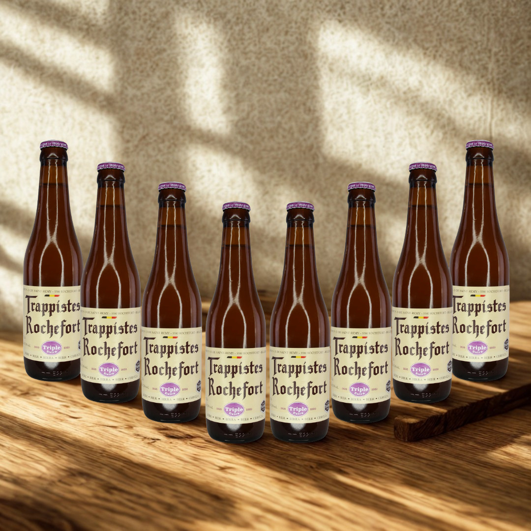 Trappistes Rochefort Tripel Extra Belgian Trappist Beer 330ml Bottles - 8.1% ABV (12 Pack)