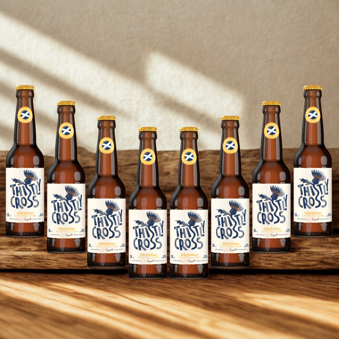 Thistly Cross Original Craft Cider 330ml Bottles - 6.2% ABV (Multipack)