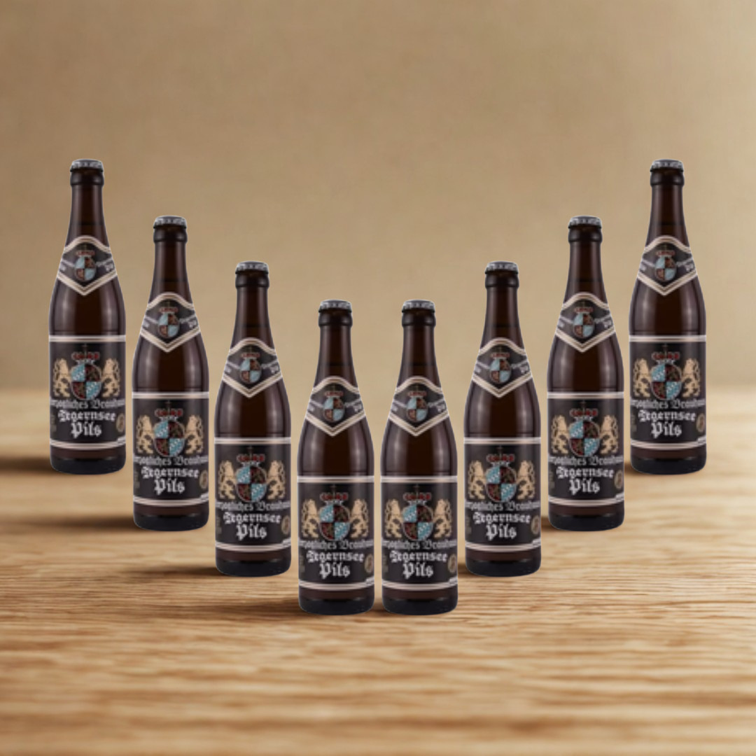 Tegernseer Pils German Pilsner 330ml Bottles – 4.8% ABV (12 Pack)