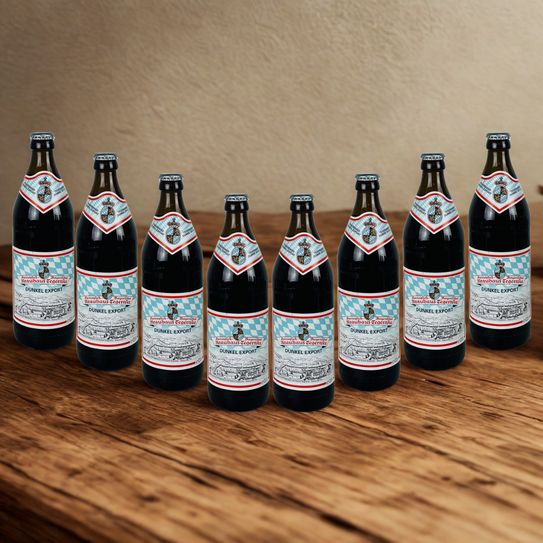 Tegernseer German Dunkel 500ml Bottles - 5% ABV (12 Pack)