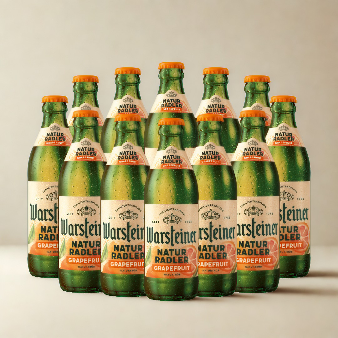 Warsteiner Grapefruit Radler 330ml Bottles - 2.5% ABV (12 Pack)