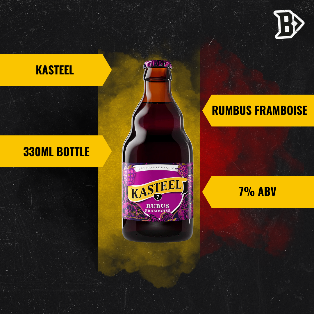 Kasteel Belgian Rubus Framboise 330ml Bottles – 7.0% ABV (12 Pack) - BEERHUNTER