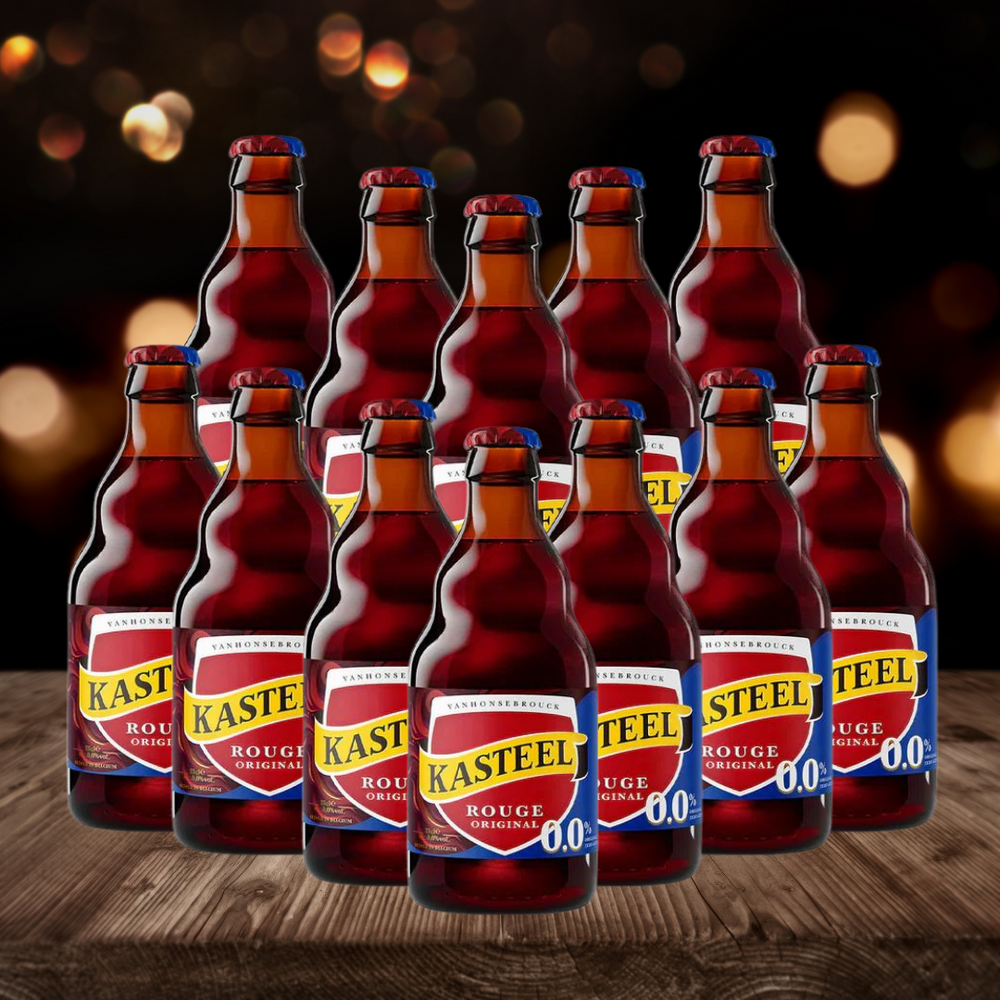 Fruits Rouges 330ml Alcohol Free Kasteel Rouge Belgian Cherry Fruit Beer 330ml Bottles – 0 ...