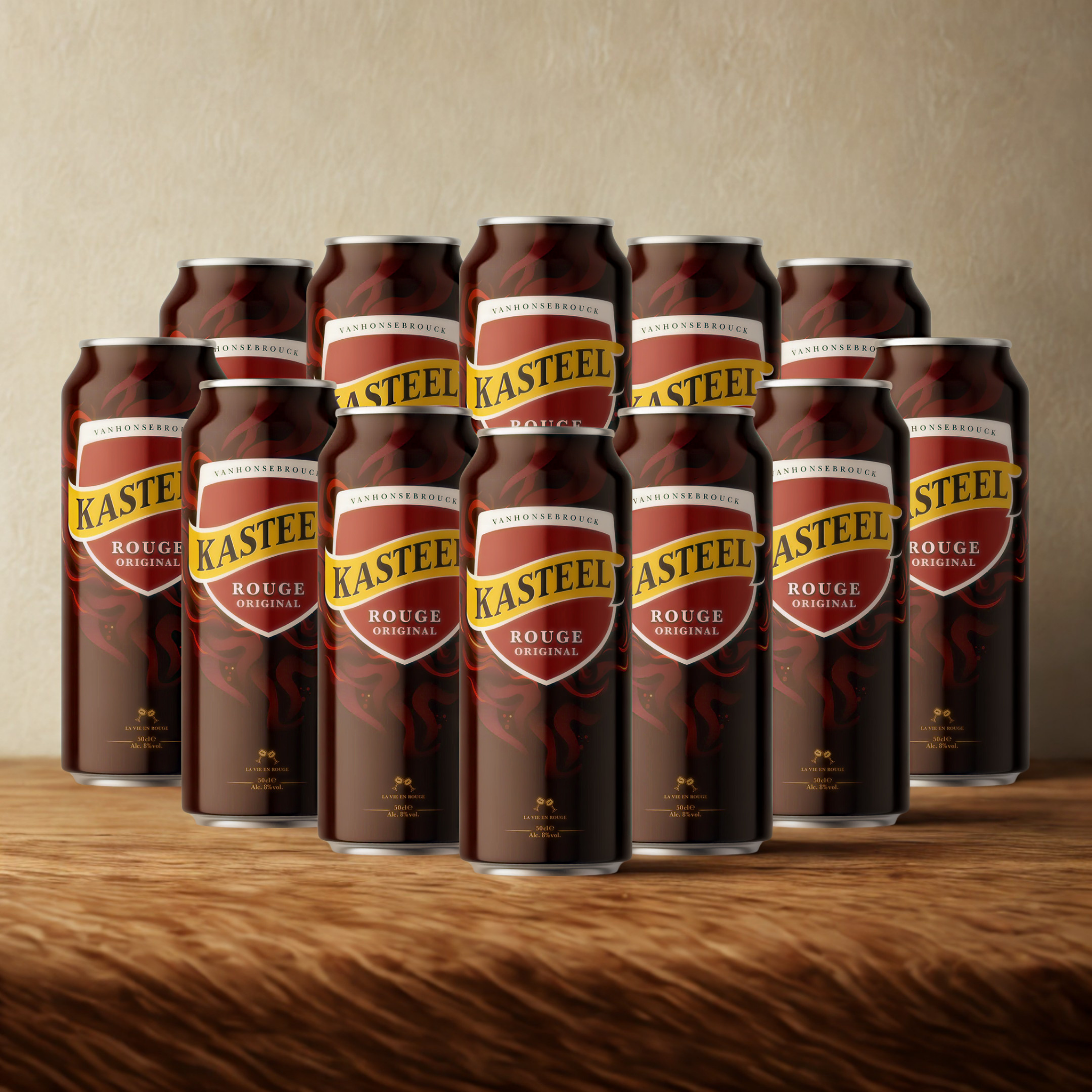 Kasteel Rouge Belgian Cherry Beer 500ml Cans – 8.0% ABV - BEERHUNTER