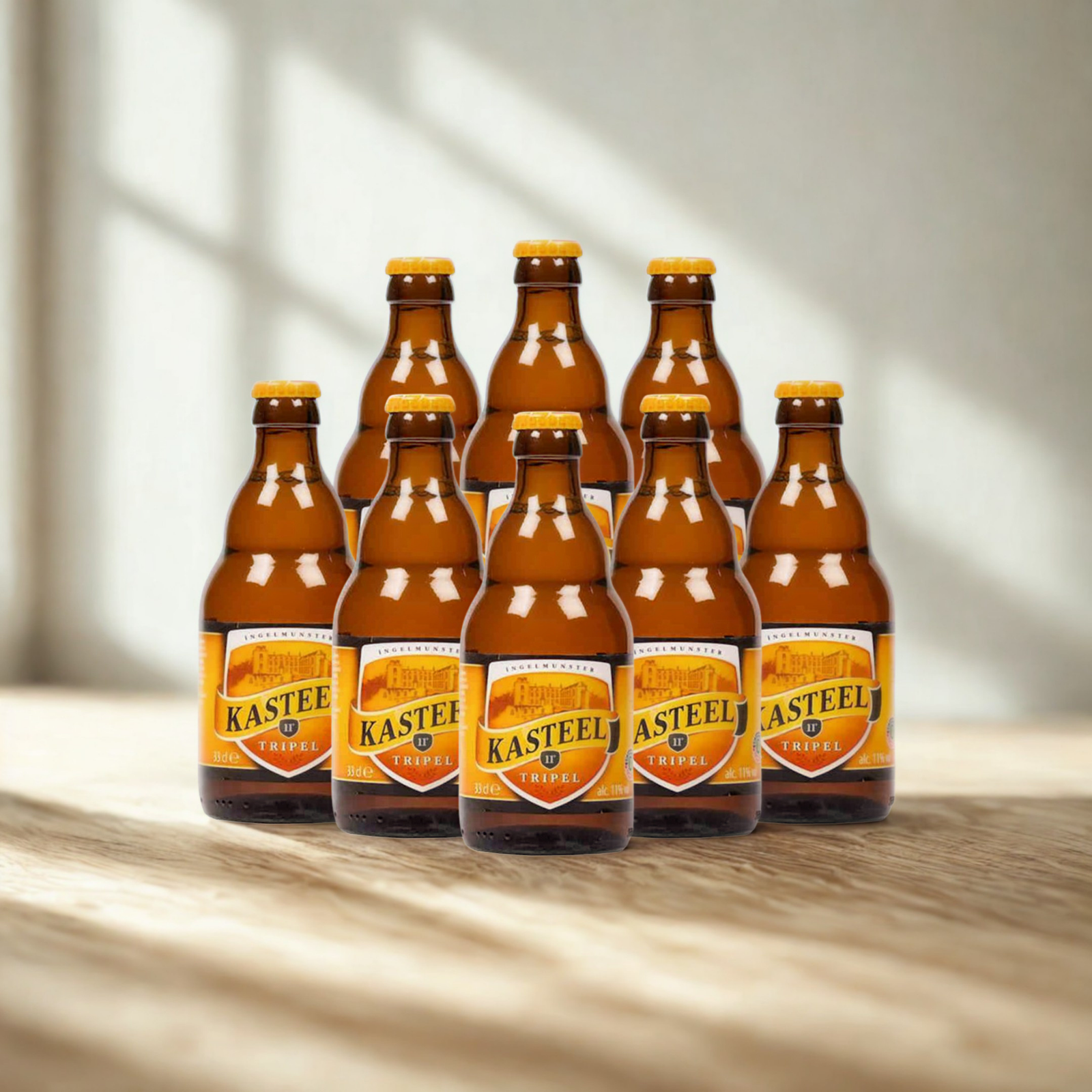 Kasteel Tripel 11° Belgian Tripel 330ml Bottles - 11.00% ABV (Multipack)