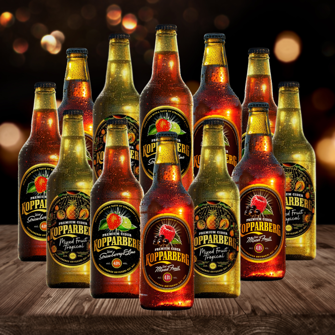 Kopparberg Cider Mixed Case Variety Pack 500ml ABV 4% (12 pack)