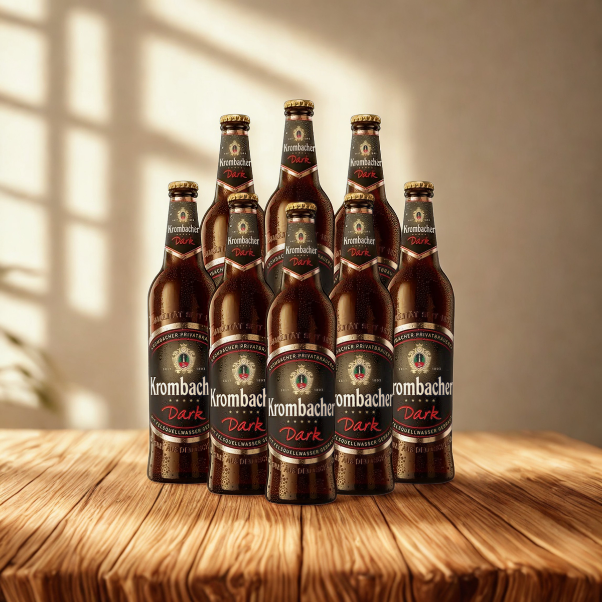 Krombacher Dunkel Dark German Lager 500ml Bottles (Multipack) - 4.7% ABV
