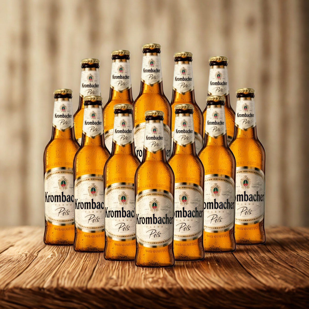 Krombacher Pils German Lager 330ml Bottles (Multipack) - 4.8% ABV