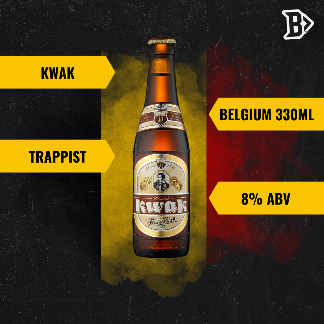 Kwak Belgian Trappist Beer 330ml Bottles - 8.0% ABV (12 Pack) - BEERHUNTER