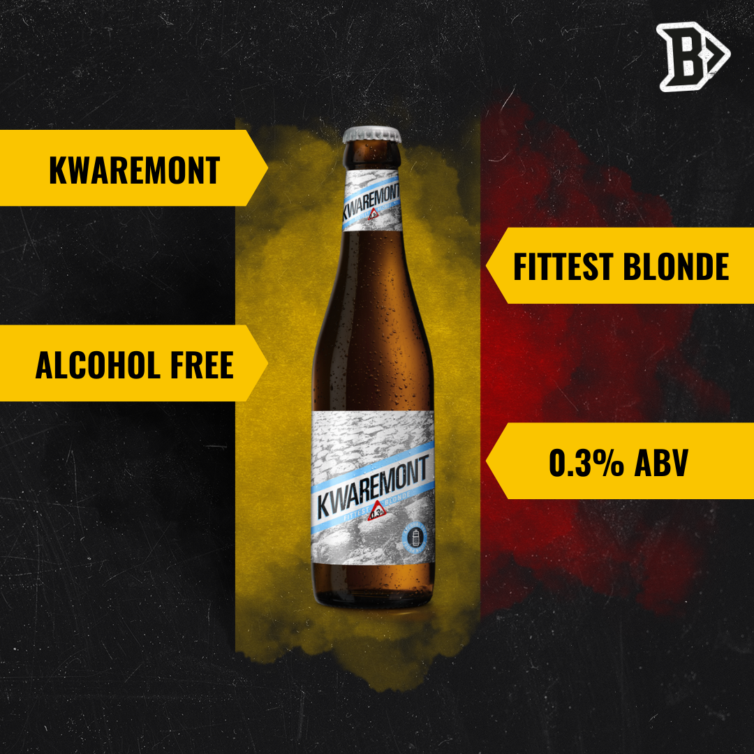Kwaremont Fittest Blonde Alcohol Free Ale - 0.3% ABV (12 Pack) - BEERHUNTER