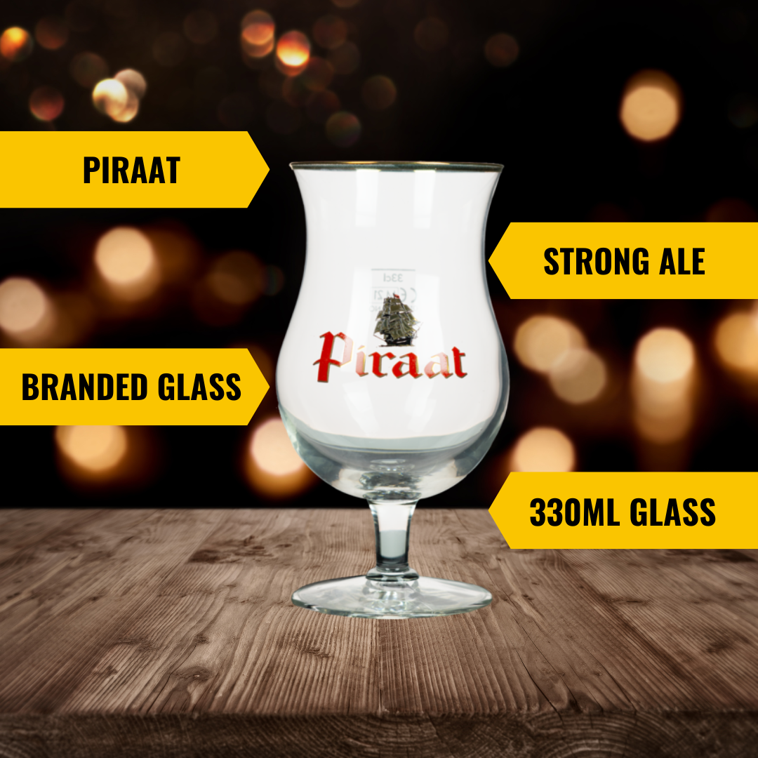 Piraat Strong Ale Glass (330ml)