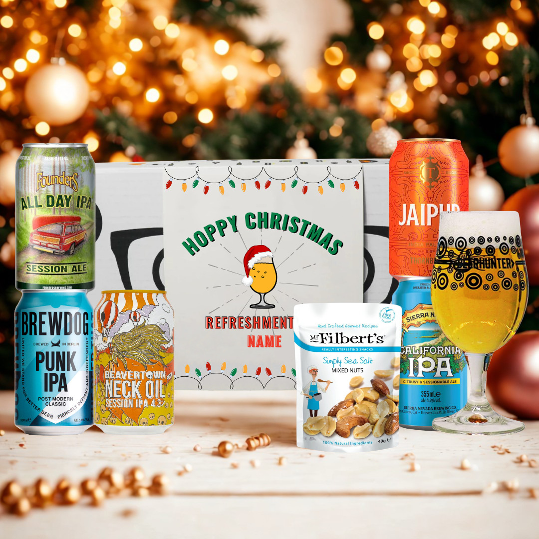 Personalised IPA Christmas Craft Beer Gift Set - (5 x 330ml)