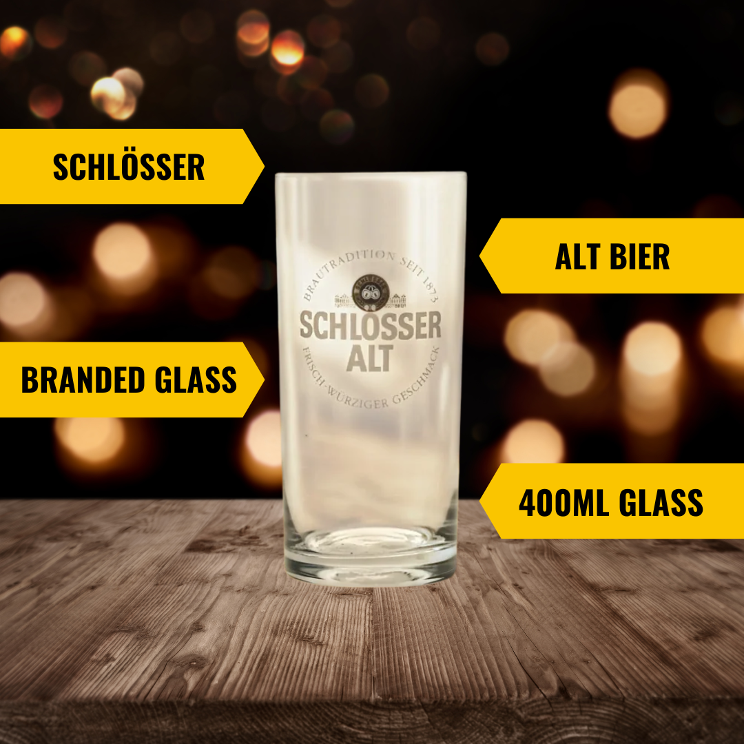 Schlösser Alt Bier 400ml Glass