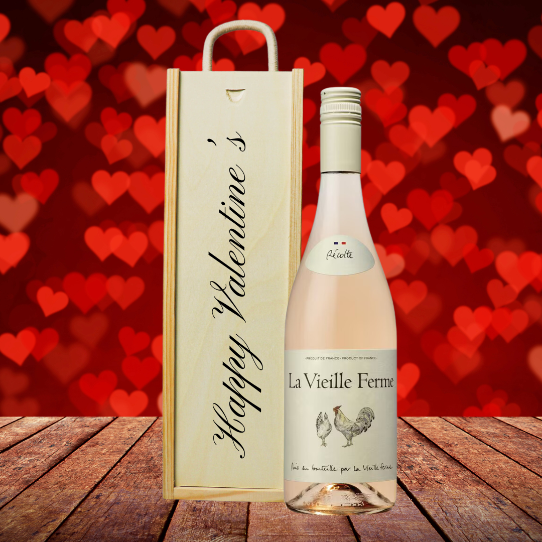 La Vieille Ferme Rose Wine Valentine&#39;s Gift Set (75cl)