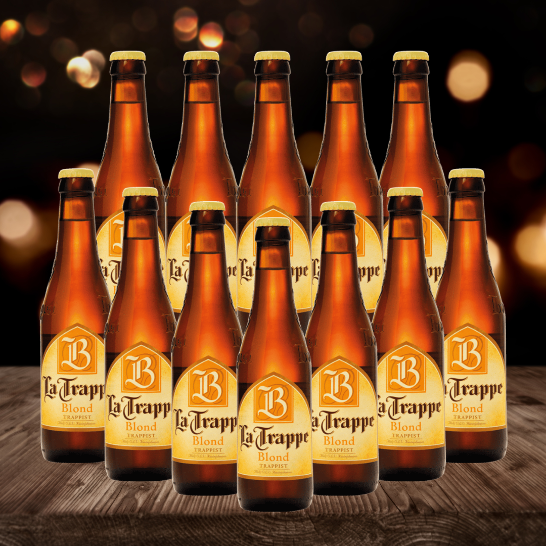 La Trappe Blonde Trappist Beer 6.5% ABV 330ml Bottles (12 Pack) - BEERHUNTER