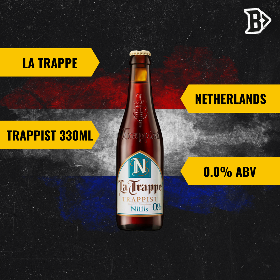 La Trappe Nillis Alcohol Free Trappist Beer - 0.0% ABV (12 Pack) - BEERHUNTER