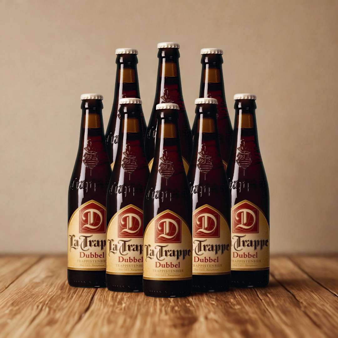 La Trappe Trappist Dutch Dubbel Beer - 7.0% ABV (Multipack)