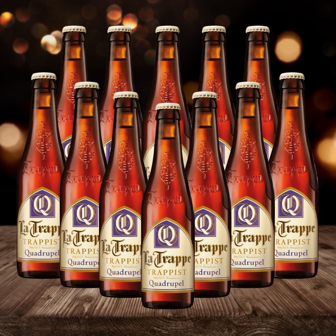 La Trappe Trappist  Dutch Quadrupel Beer - 10.00% ABV (12 Pack) - BEERHUNTER