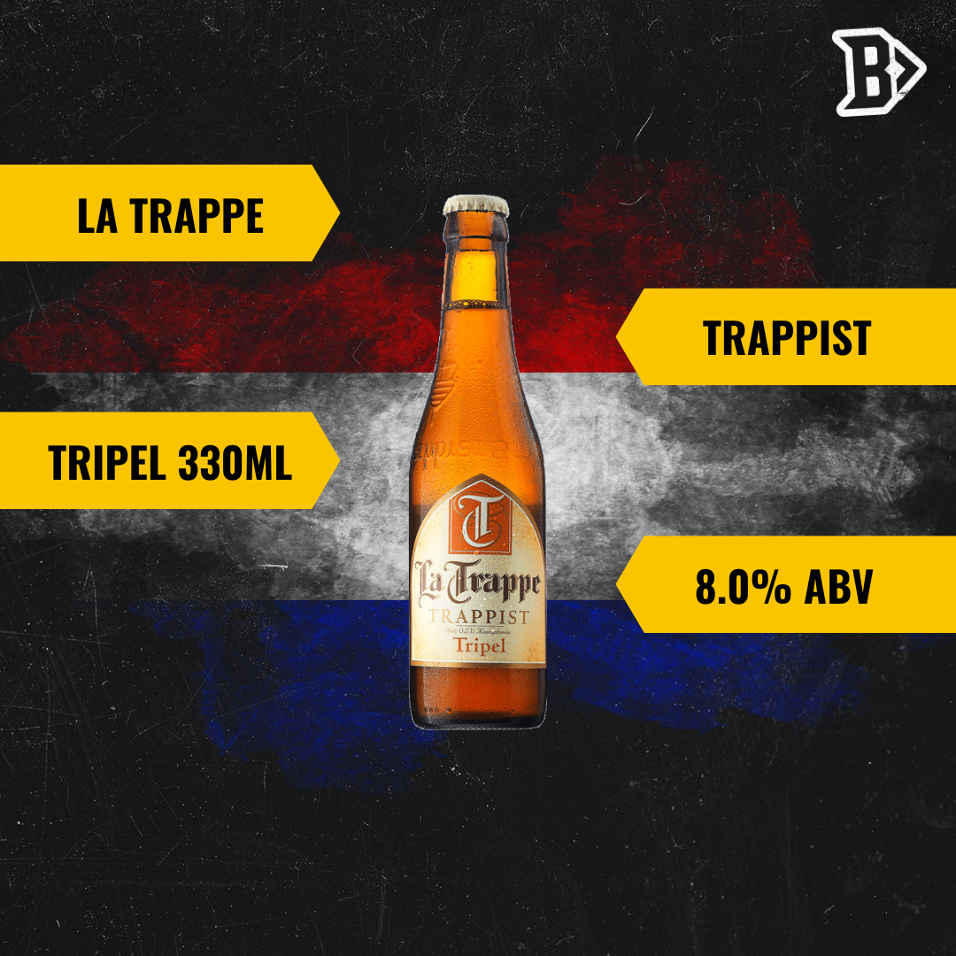 La Trappe Trappist Dutch Tripel Beer - 8.0% ABV (12 Pack) - BEERHUNTER