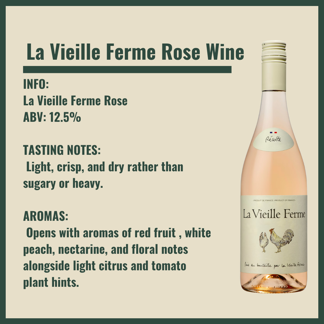 Personalised La Vieille Ferme Rose Wine Gift Set (75cl)