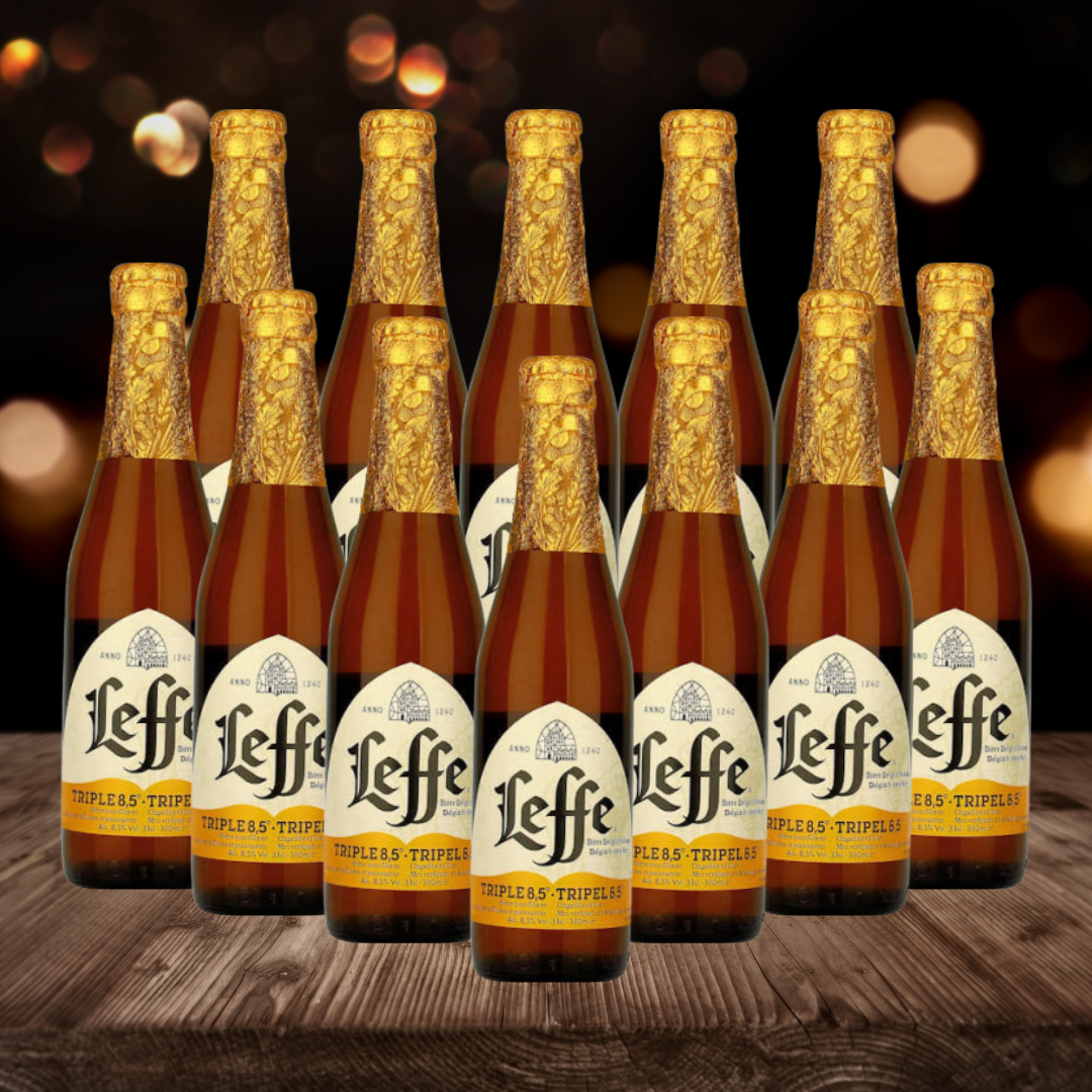 Leffe Triple Belgian Tripel Beer 330ml Bottles - 8.5% ABV (12 Pack) - BEERHUNTER