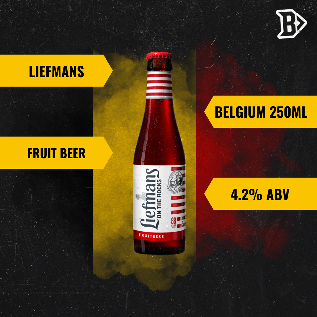 Lieftmans Liefmans Belgian On the Rocks Fruitesse Beer 250ml Bottles - 4.20% ABV ...