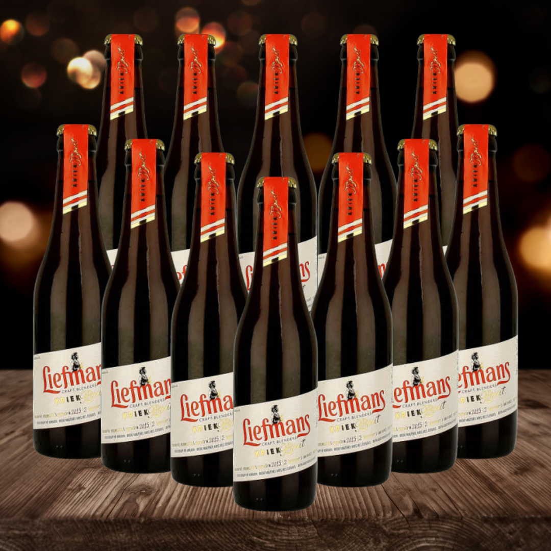 Liefmans Kriek Brut Belgian Fruit Beer 330ml Bottles - 6.0% ABV (12 Pack) - BEERHUNTER