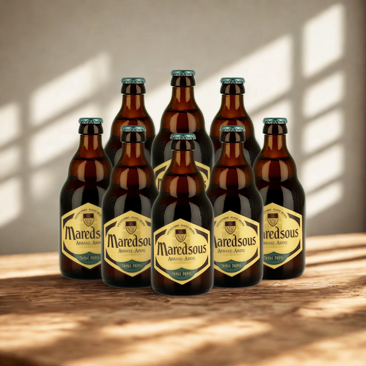 Maredsous Belgian Abbey Beer 330ml Bottles - (8 Pack)