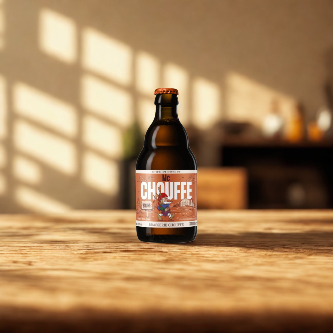 Mc Chouffe Belgian Brown Ale 330ml Bottles – 8.0% ABV (8 Pack)