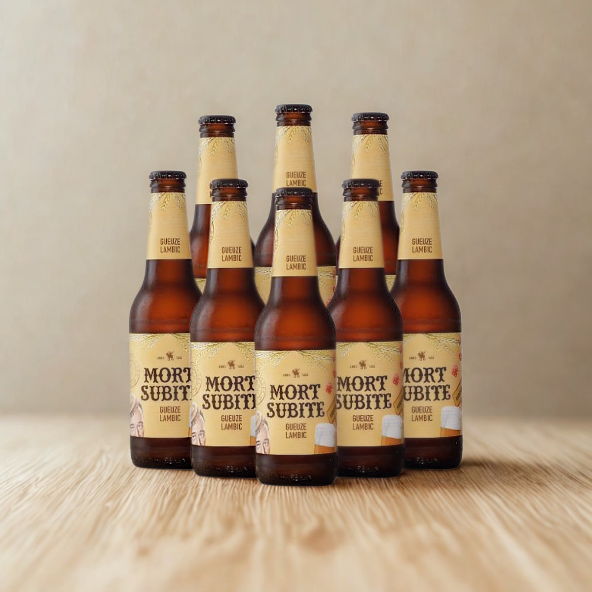 Mort Subite Lambric Beers 250ml Bottles - 4% ABV (8 Pack)