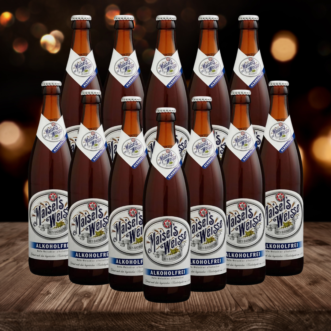 Maisel’s Weisse Alcohol Free Wheat Beer 500ml Bottles - 0.5% ABV (12 Pack) - BEERHUNTER