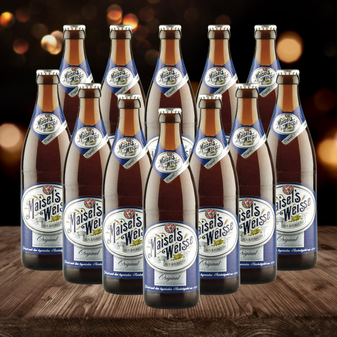 Maisel’s Weisse German Wheat Beer 500ml Bottles - 5.2% ABV (12 Pack) - BEERHUNTER