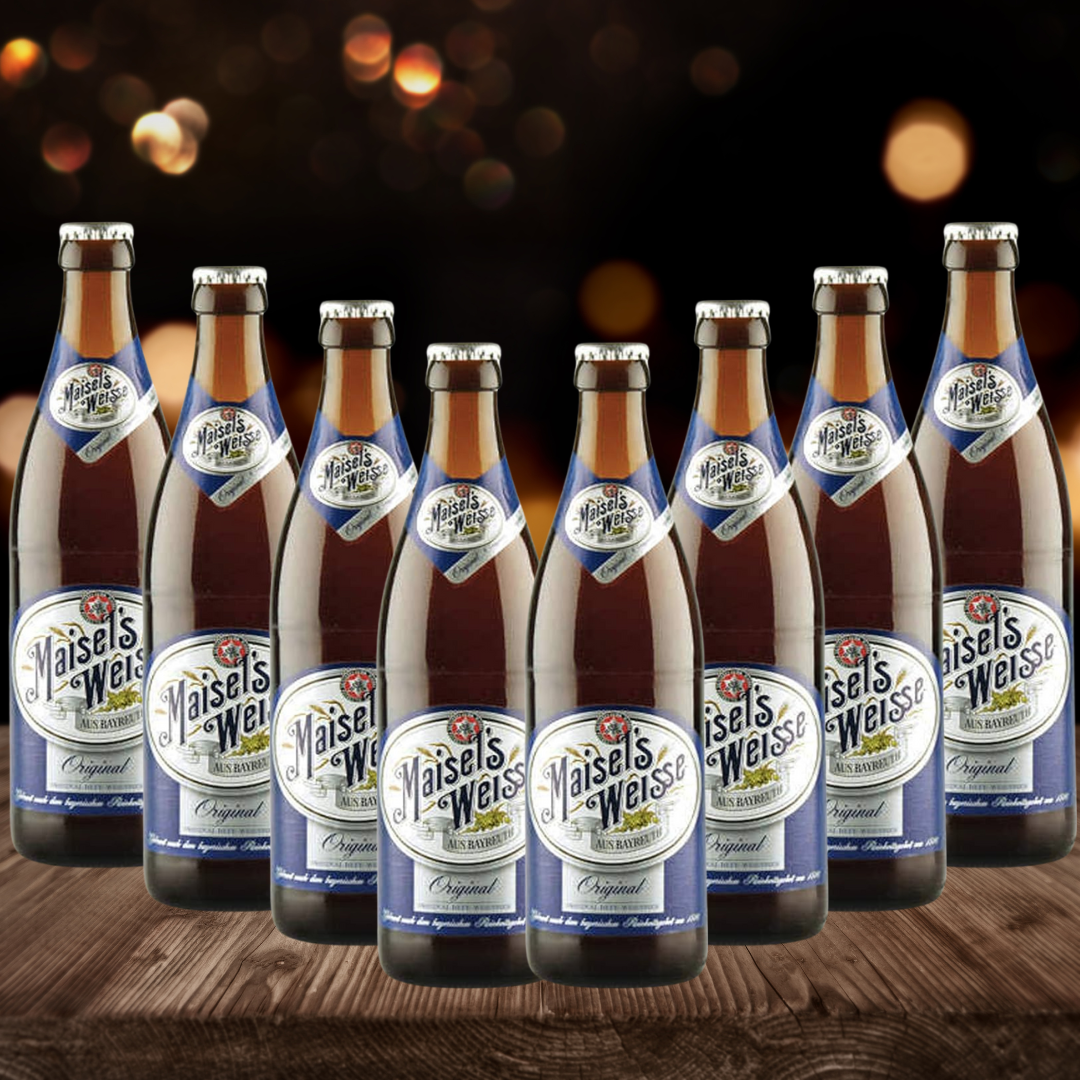 Maisel’s Weisse German Wheat Beer 500ml Bottles - 5.2% ABV (multipack)