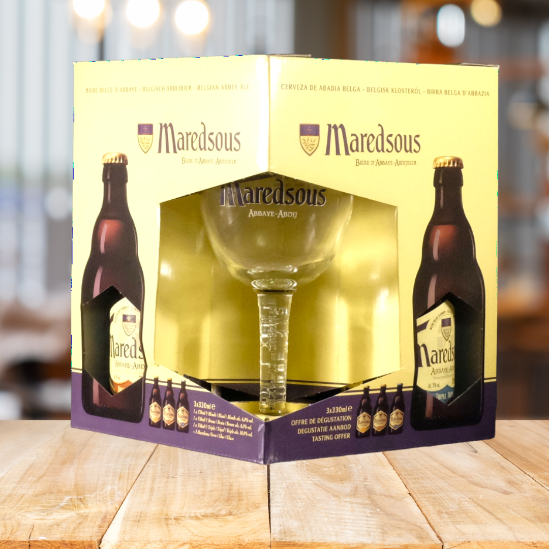 Maredsous Belgian Trappist Gift Pack - BEERHUNTER