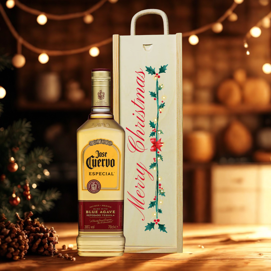 Merry Christmas Jose Cuervo Tequila Gift Set - 38% ABV