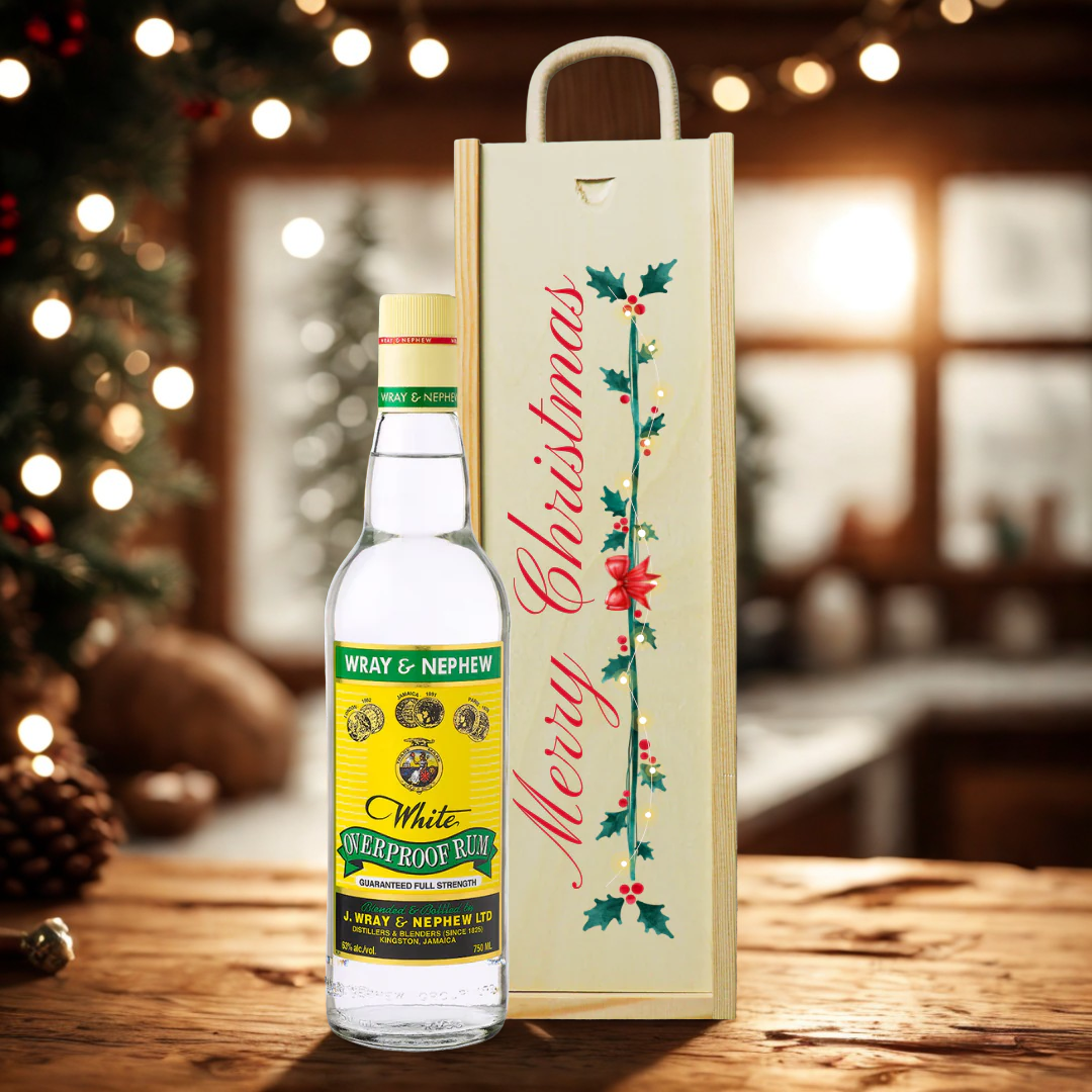 Merry Christmas Wray & Nephew Rum Gift Set - 63% ABV